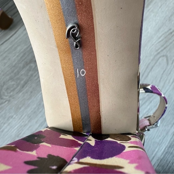 Sam Edelman yaro ankle floral strap heels - Picture 8 of 11